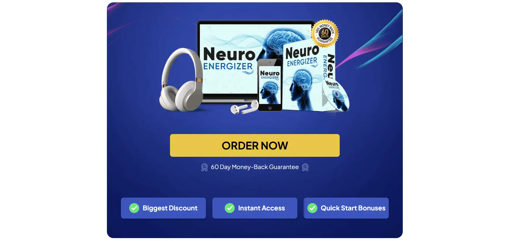Neuro Energizer money back guarantee
